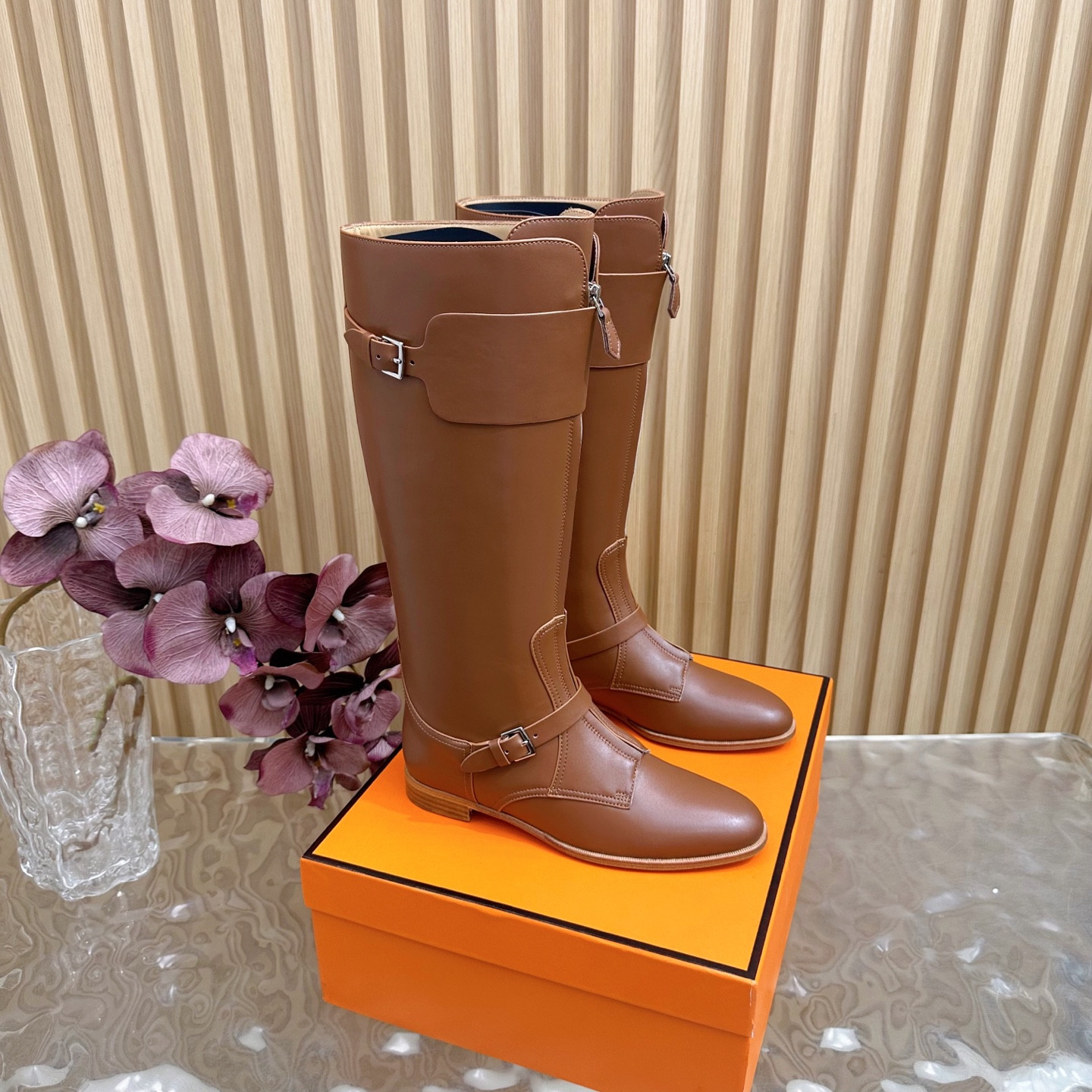 ua H**mes kelly jumping boots