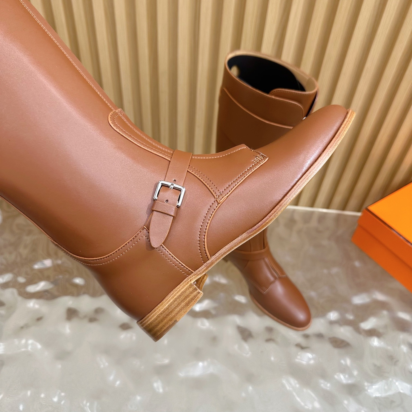 ua H**mes kelly jumping boots