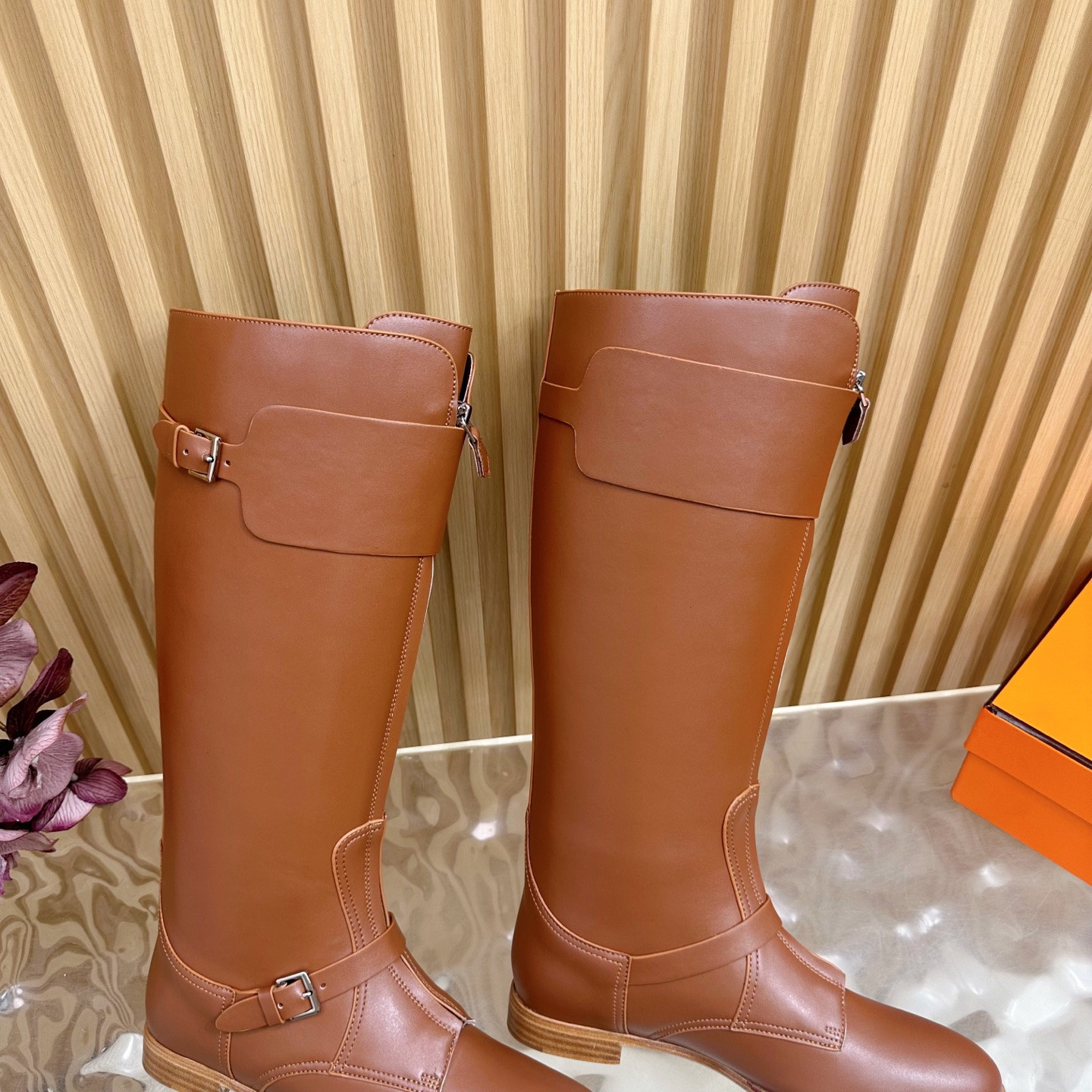 ua H**mes kelly jumping boots