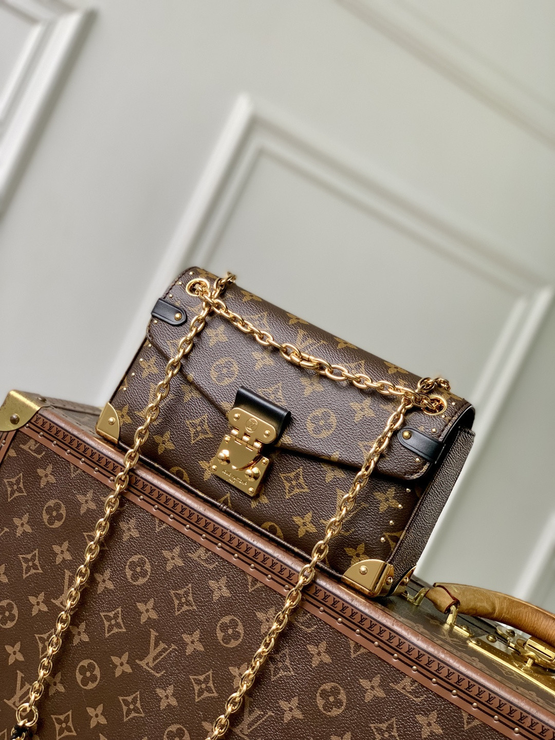 LV TRUNKIE EAST WEST BAG M27266 15x6x25cm