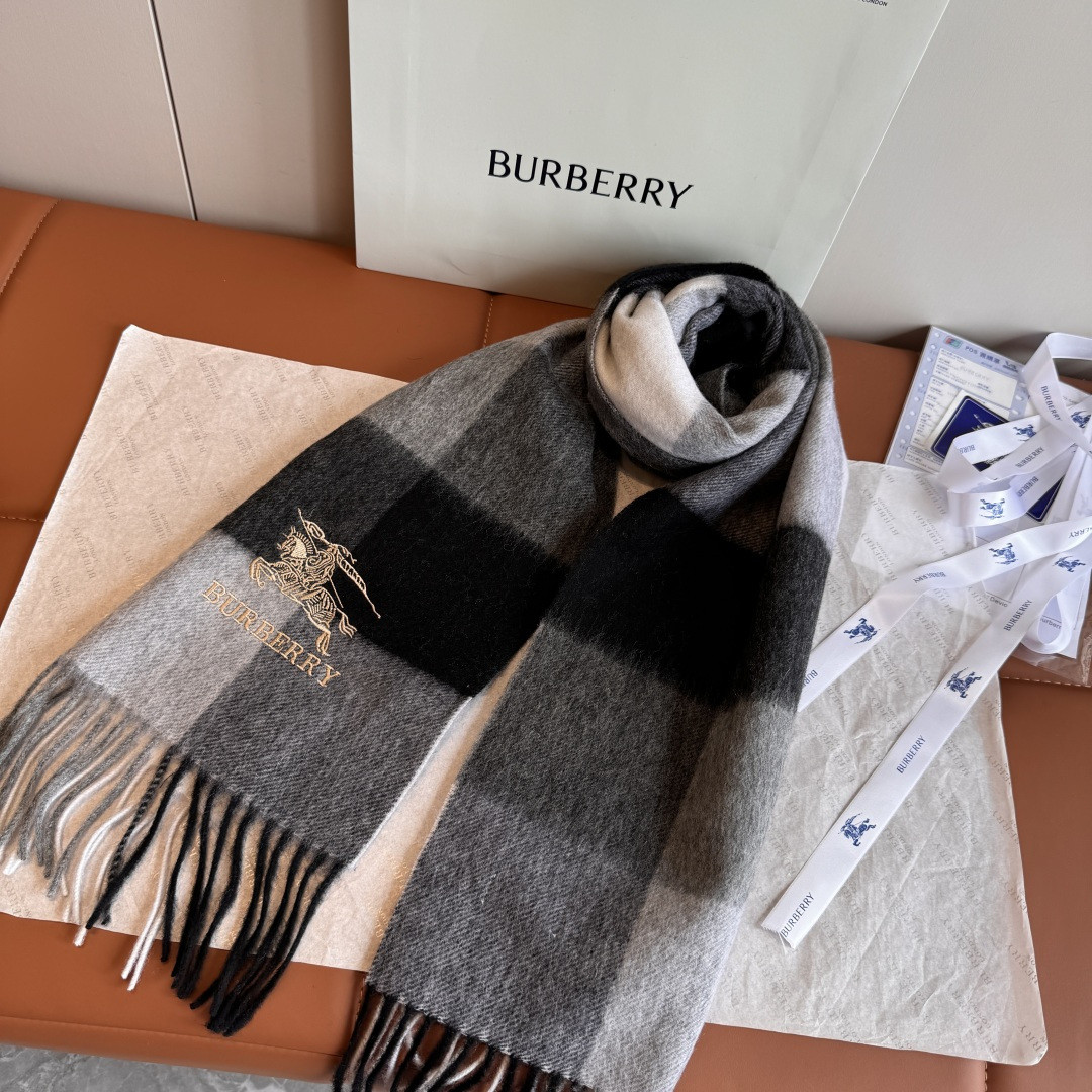 B**rry scarf 30x180cm 100% cashmere