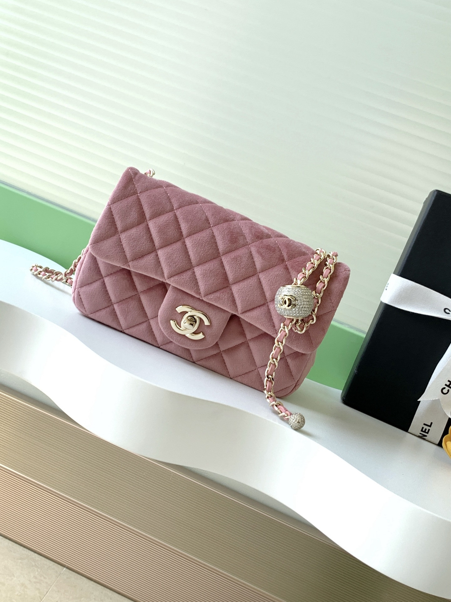 Ch*el mini flap bag 12×20×6 cm