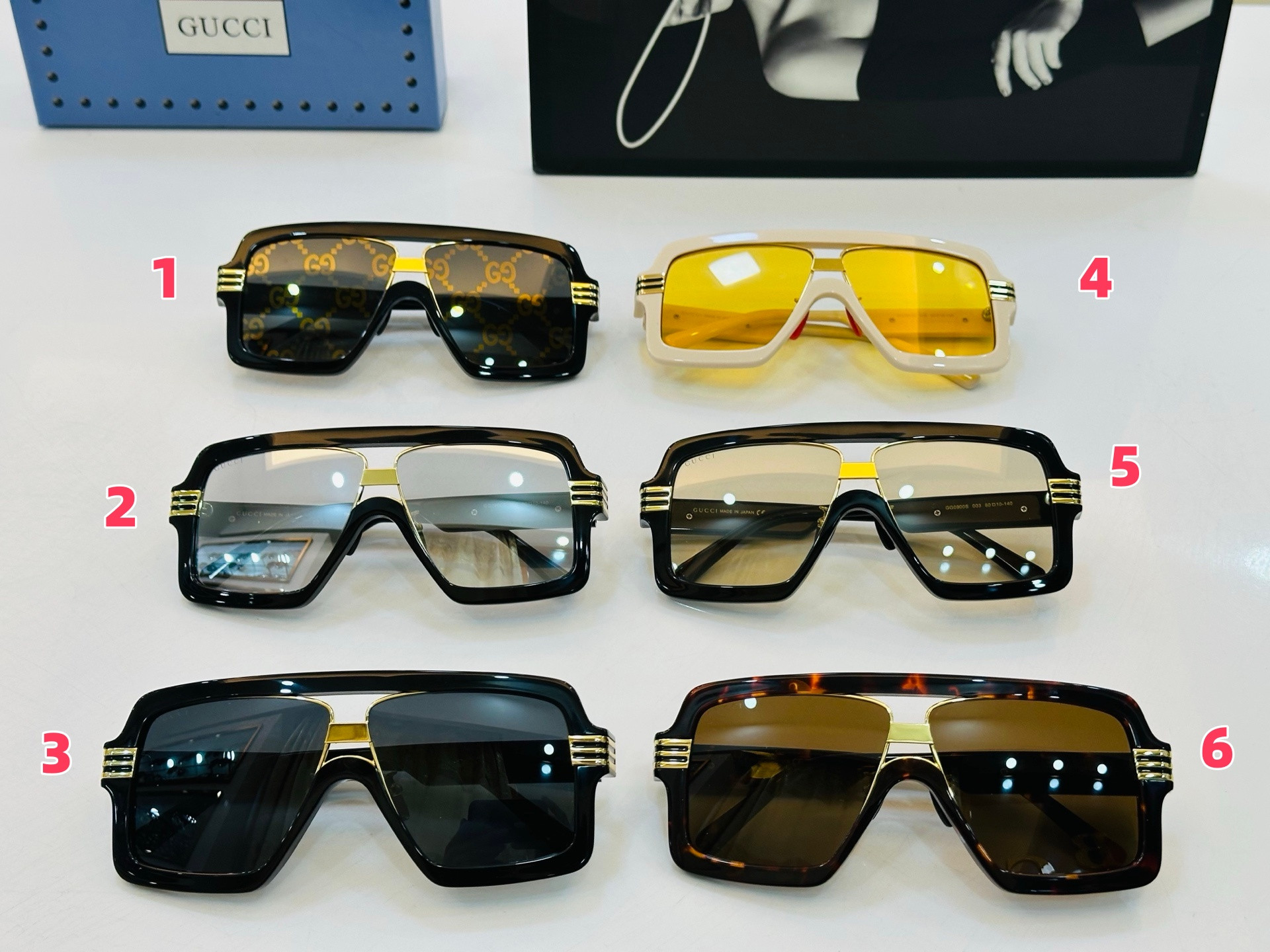 G*u*i glasses gg0900s 60-10-140