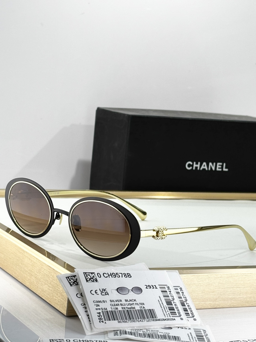 Ch*el glasses ch9578b 54-23-136