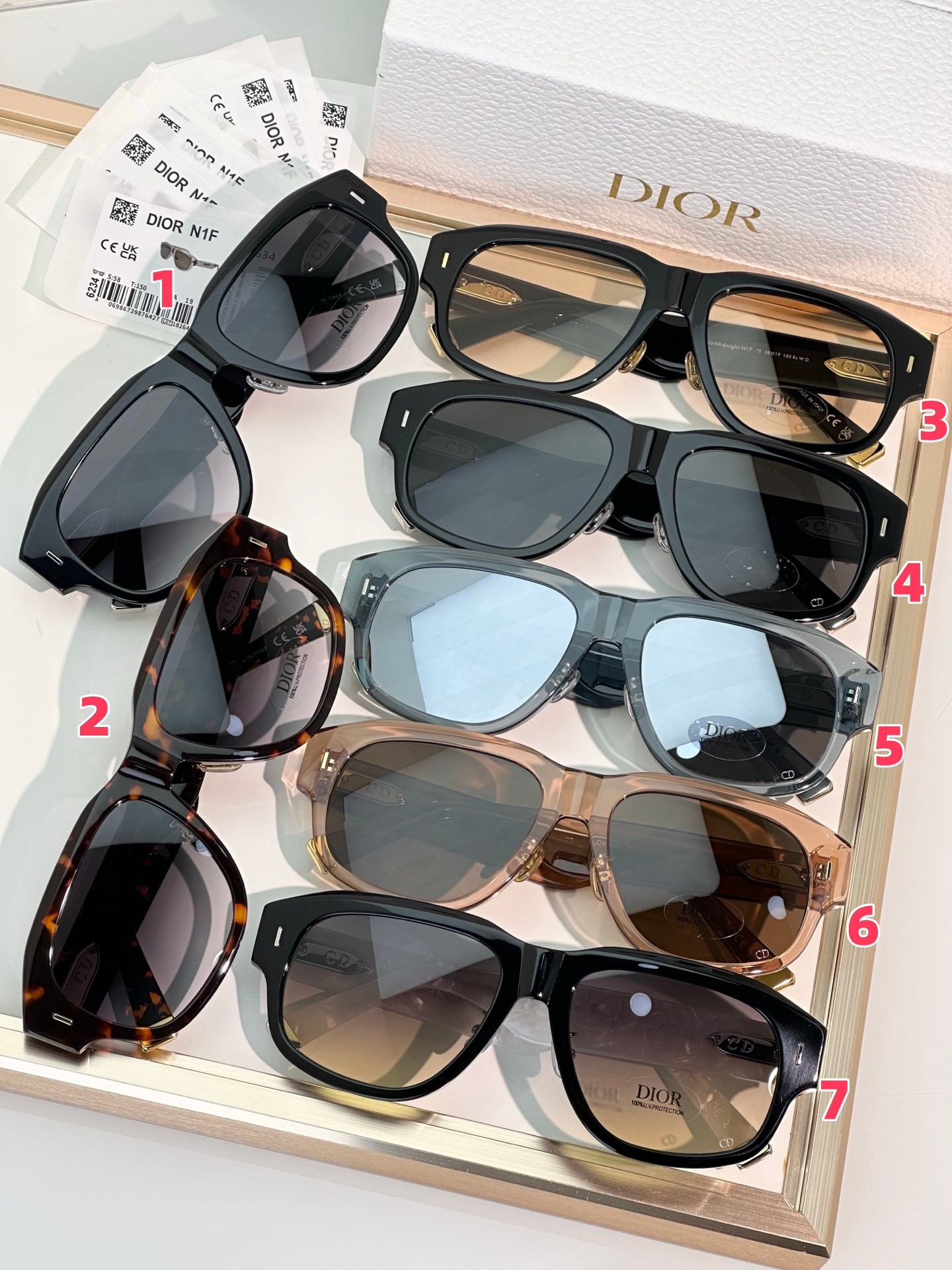 D*or glasses midnight n1f 58-19-150