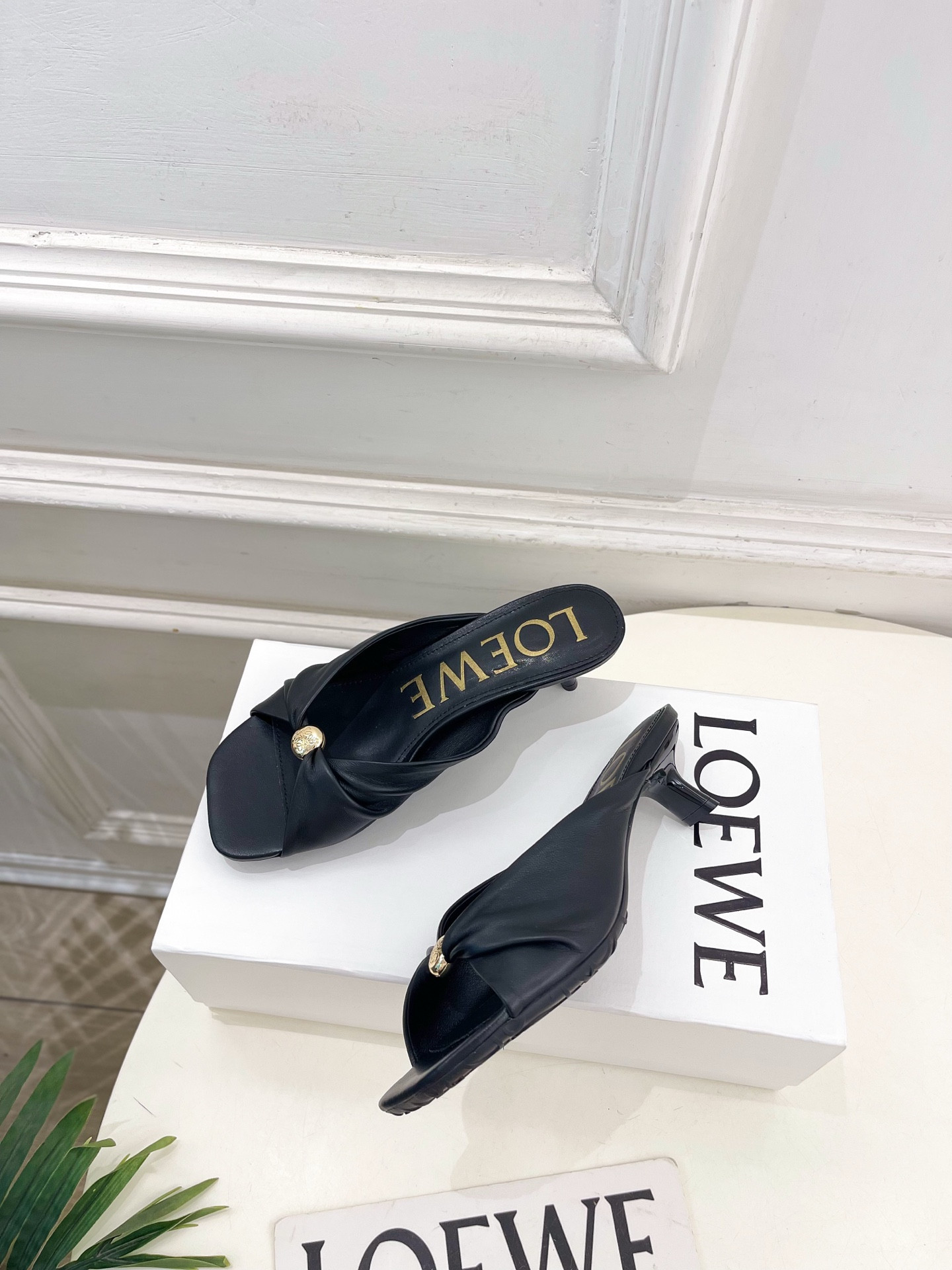ua L0ew* pebble soft slide 4.5cm heel