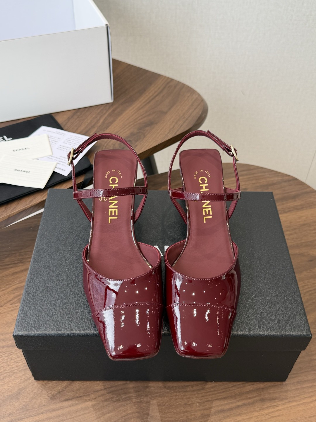 ua Ch*el slingbacks 6cm heel