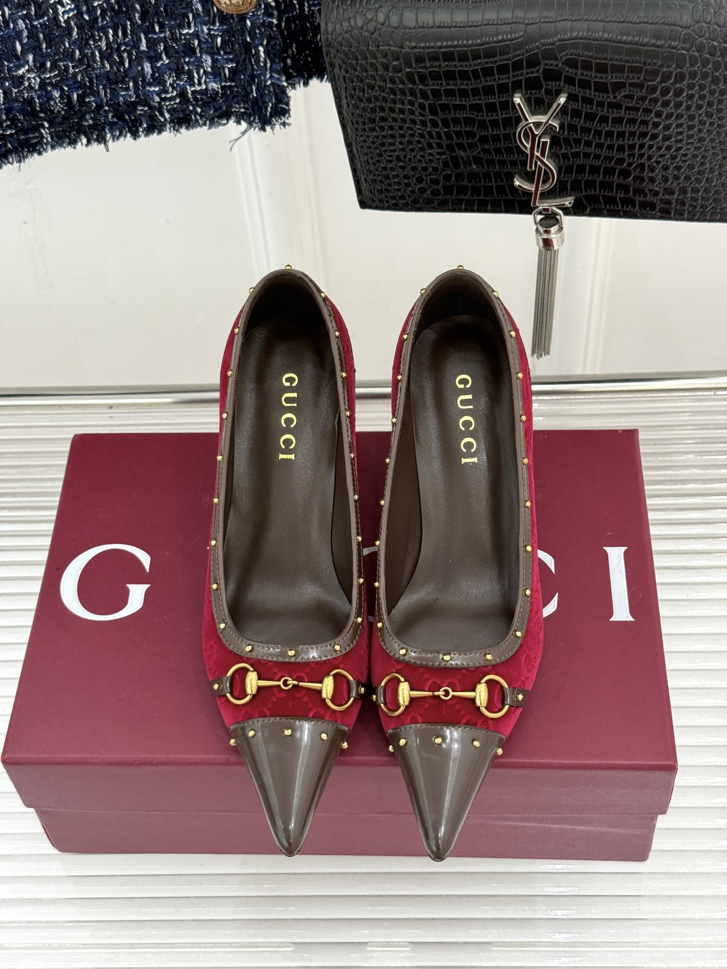 ua G*u*i pump 7.5cm heel