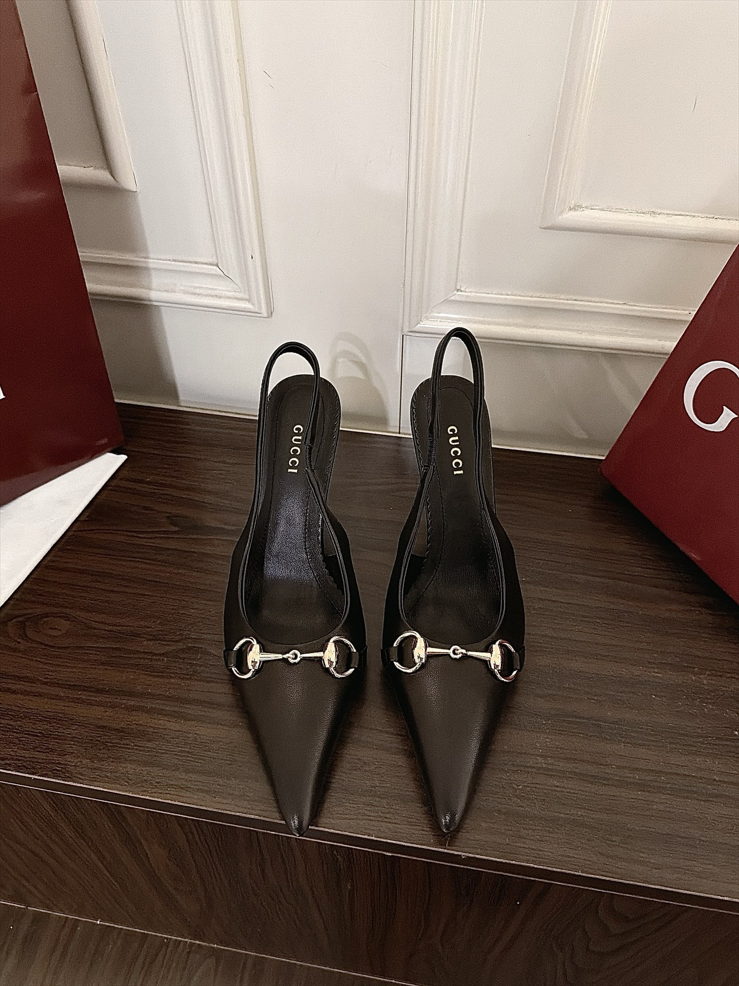 ua G*u*i slingback pump 8cm heel