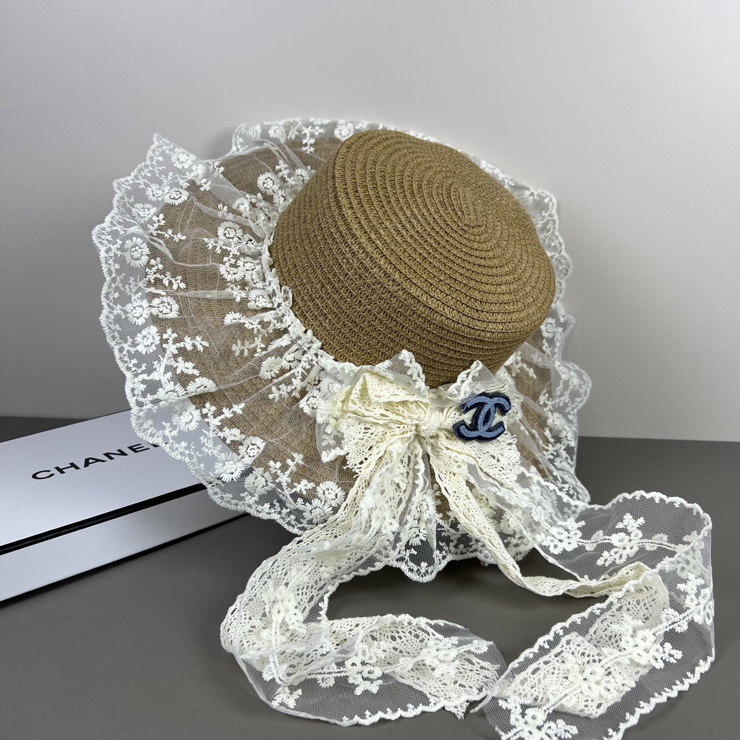 Ch*el straw hat